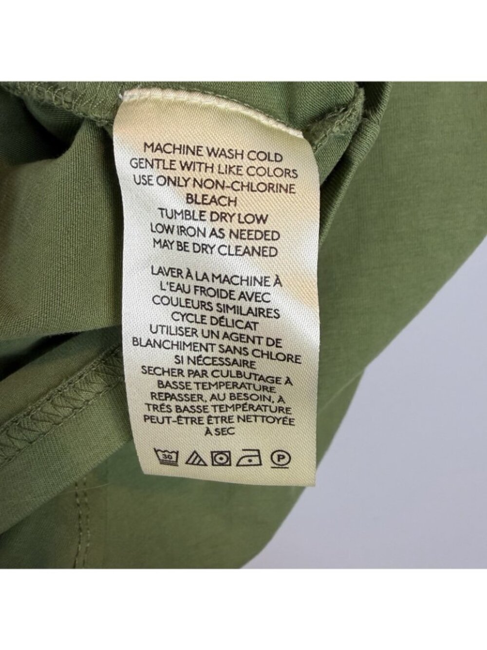 Pilcro Polo Tank Womens Size XS Olive Green NWT Anthropologie Ruched Sleeveless - Picture 7 of 10